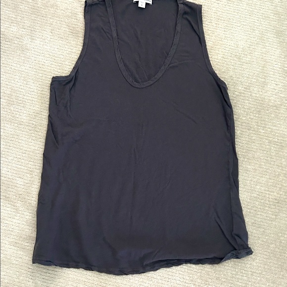 James Perse Tank Top in slate dark gray 0 XS - Picture 1 of 6